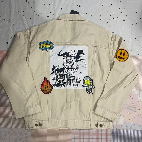Drew House Secret Embroidery Denim Jacket - Picture 1 of 11